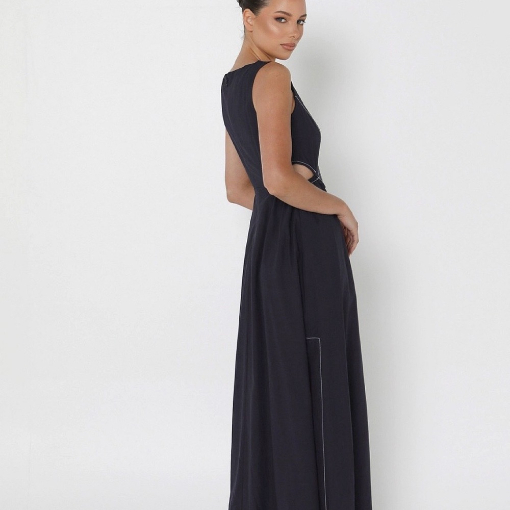 Navy cut out Madison the label dress